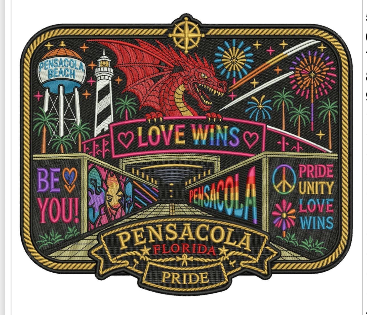 Pensacola Pride bag — Love Wins